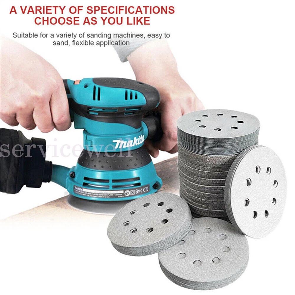 5 Inch125MM 8Hole Soft Sponge Interface Pad Hook and Loop for Sanding Disc Pads - Image 6