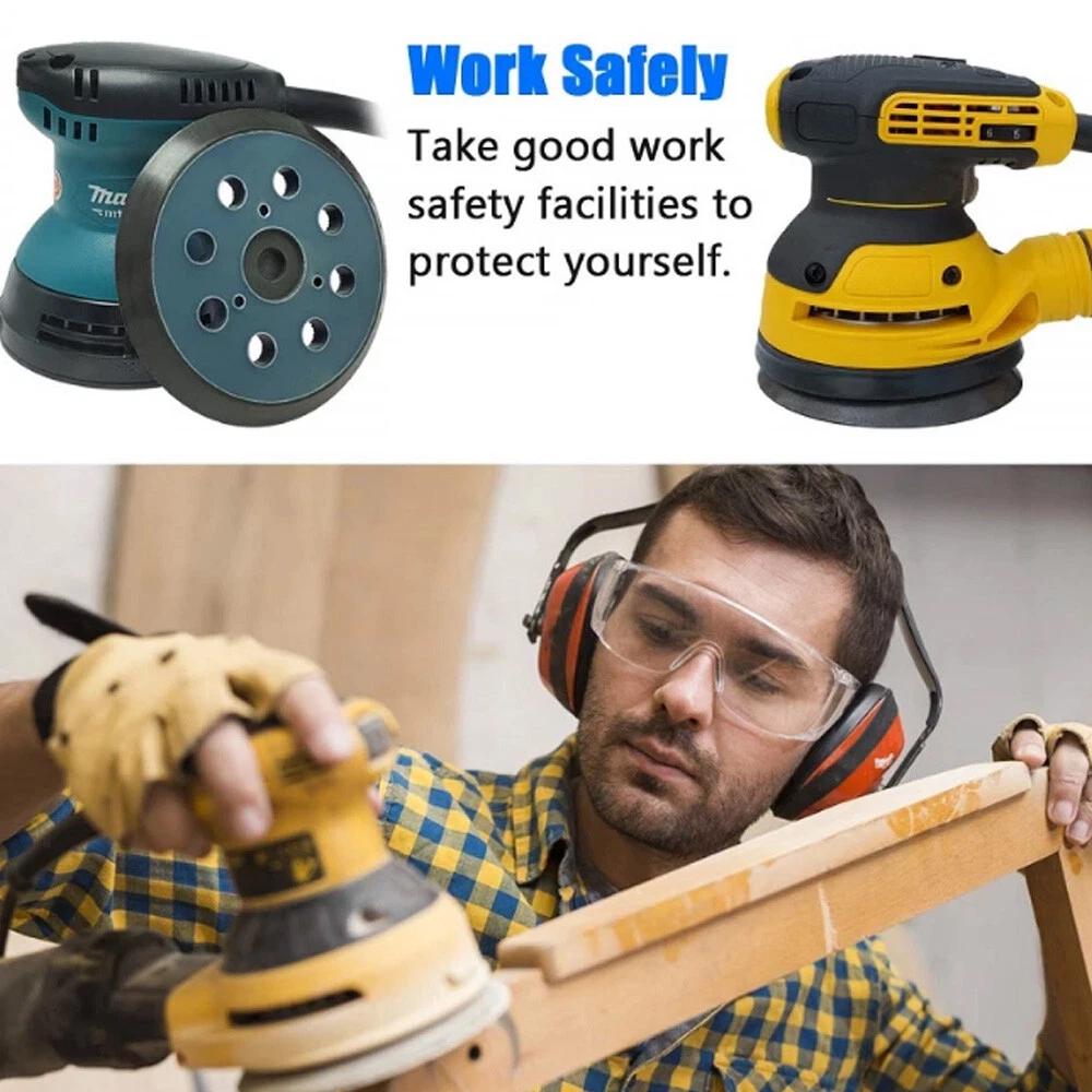 5 Inch 8 Holes 125mm Makita Random Orbital Sander Replacement Spare Base Pad - Image 4