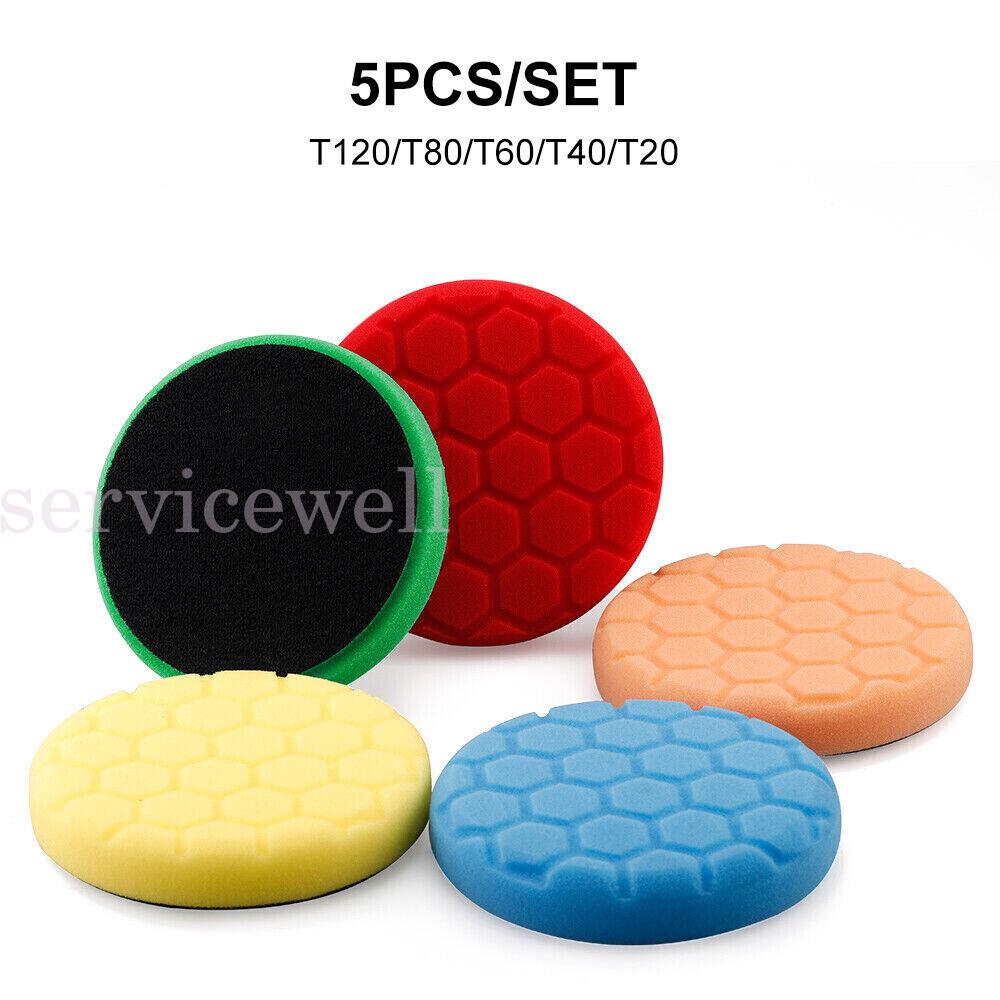 Hex Logic Sponge Buffing Polishing Pads for Polisher 125mm6 150mm - Image 5