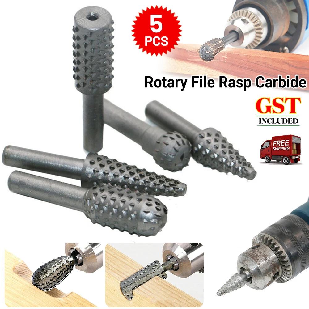 Rotary Rasp Steel Solid Carbide For Dremel Rotary Tool Bit Accessories AU