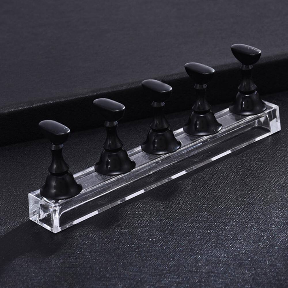 Nail Tip Display Stand Holder Magnetic Practice Art Training Tool Finger - Image 6