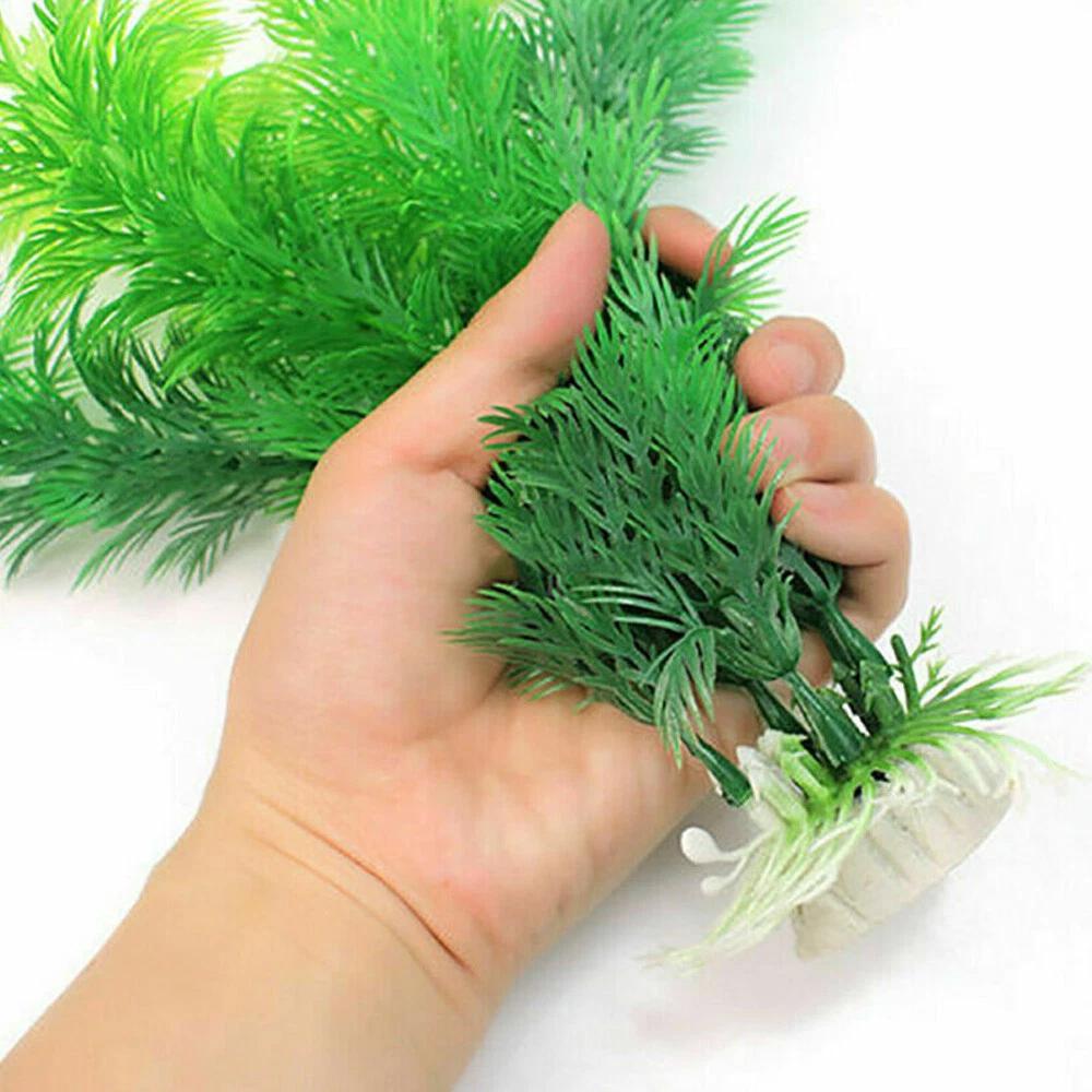 6X Artificial Fake Plastic Water Grass Plants Fish Tank Aquarium Decor Ornament - Image 7