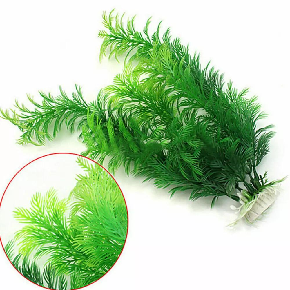 6X Artificial Fake Plastic Water Grass Plants Fish Tank Aquarium Decor Ornament - Image 5