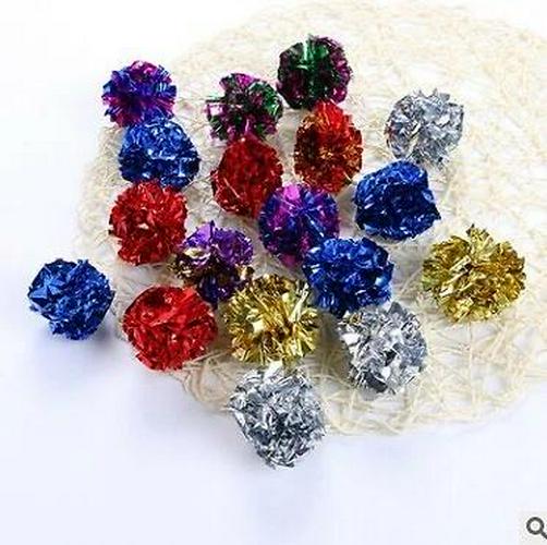 MylarCat Crinkle Balls Kitty Fun Toy Interesting Crinkly Sounds Soft - Image 7