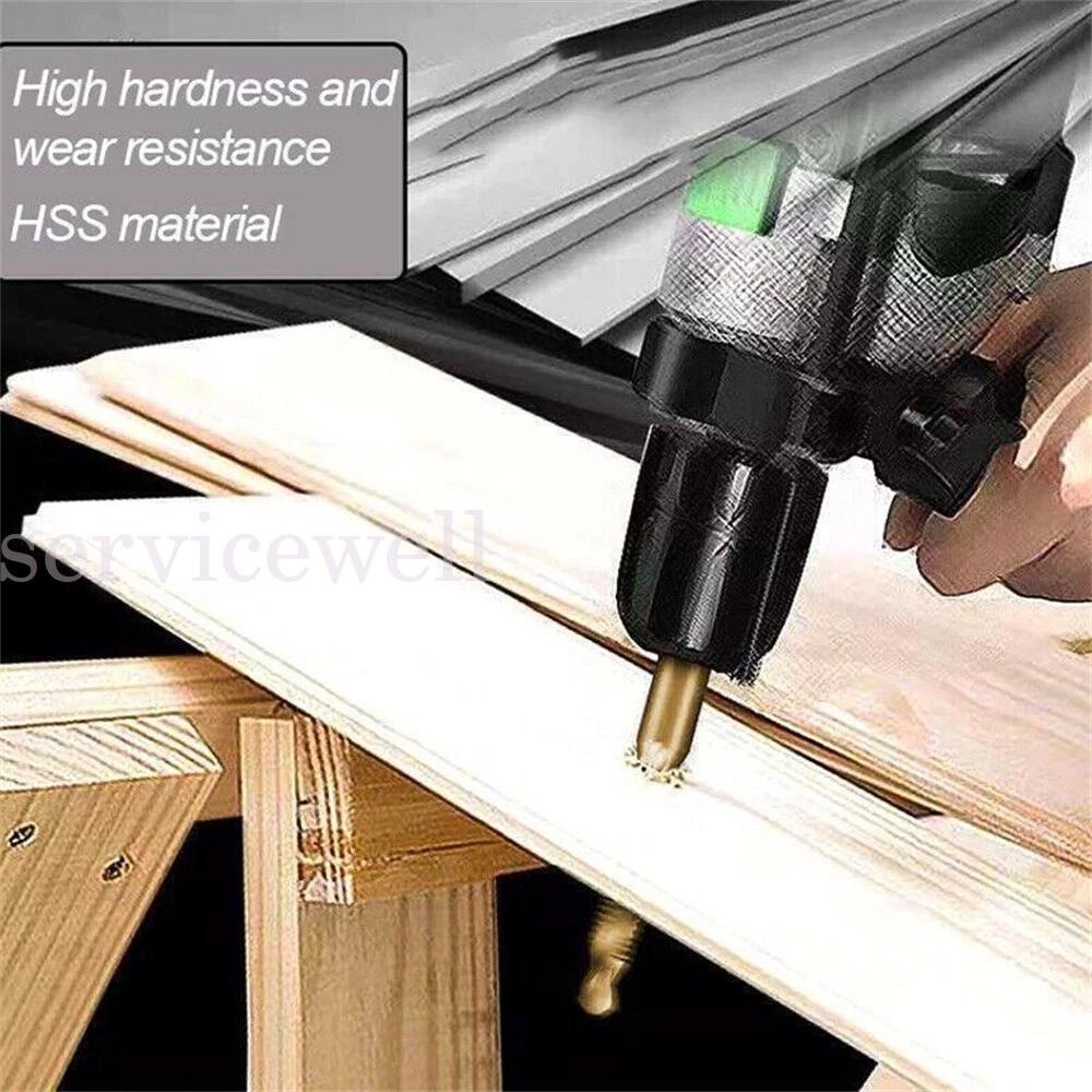 6pc X HSS Hex Shank Tap Drill Bits Metric Thread Screw Compound Tapping Set Tool - Image 7