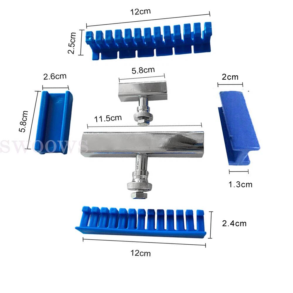 6pcs Car Body Hail Glue Puller Tabs Pulling Paintless Dent Repair Removal Tool`