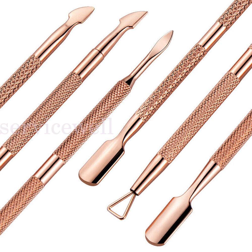 6pcs Cuticle Peeler Scraper Remove Gel Nail Polish Pusher and Spoon Nail Cleaner - Image 4