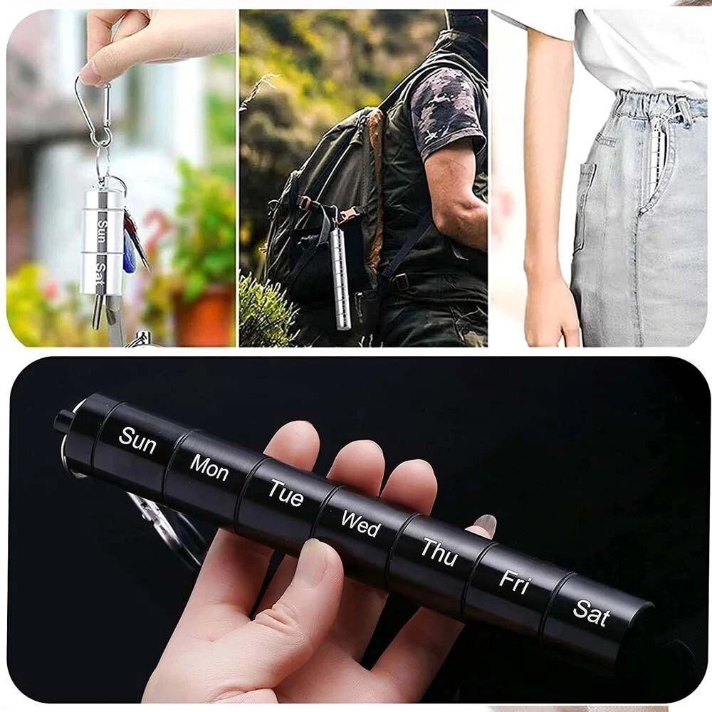 7Day Pill Box Medicine Storage Weekly Tablet Container Case Organizer Dispenser - Image 4