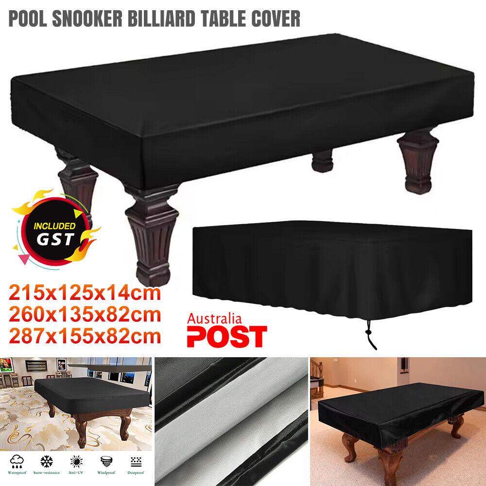 Outdoor Pool Snooker Billiard Table Cover Polyester Waterproof Dust Cap