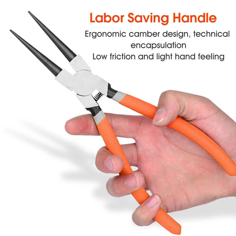 7 Circlip Pliers Set Internal/External Bent/Straight Snap Ring Remover AU - Image 5