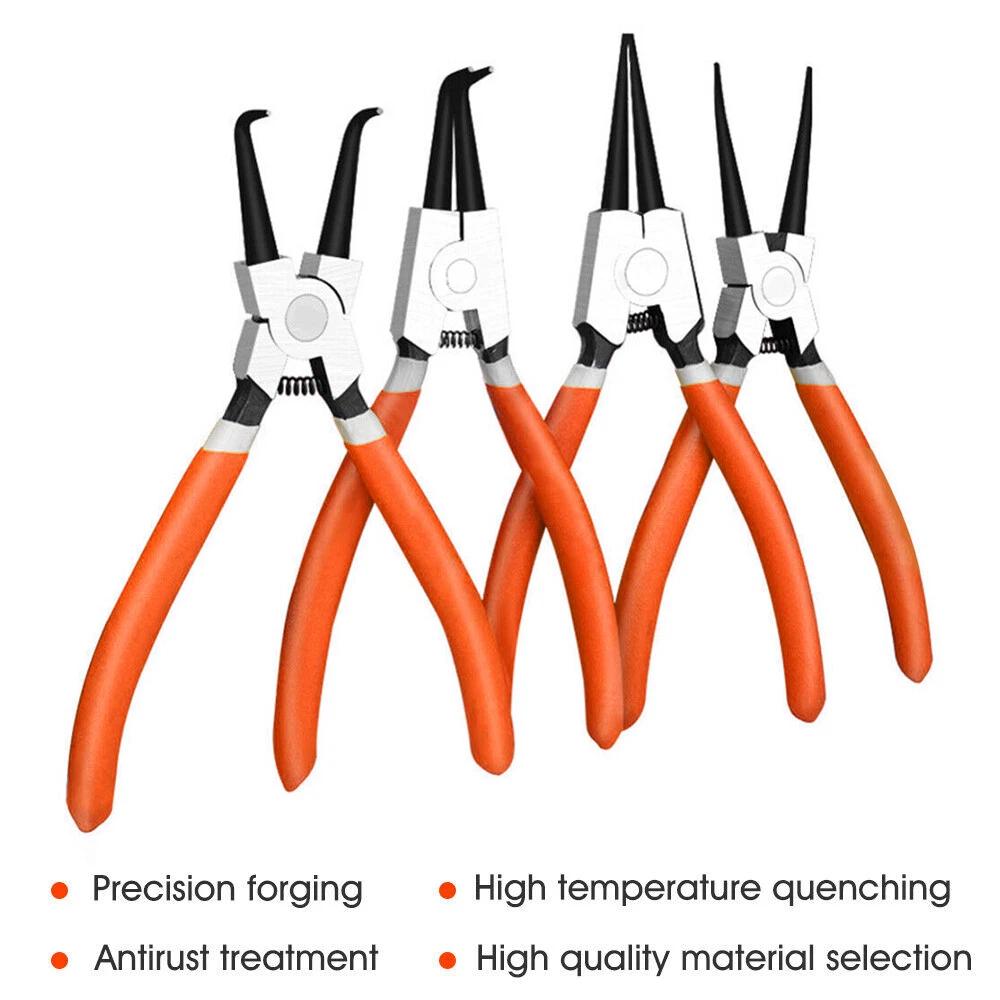 7 Circlip Pliers Set Internal/External Bent/Straight Snap Ring Remover AU - Image 3