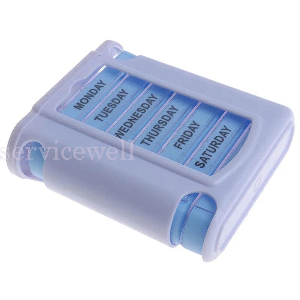 7 Day Weekly Daily Pill Box Medicine Storage Dispenser Organiser Week Tablet - Image 7