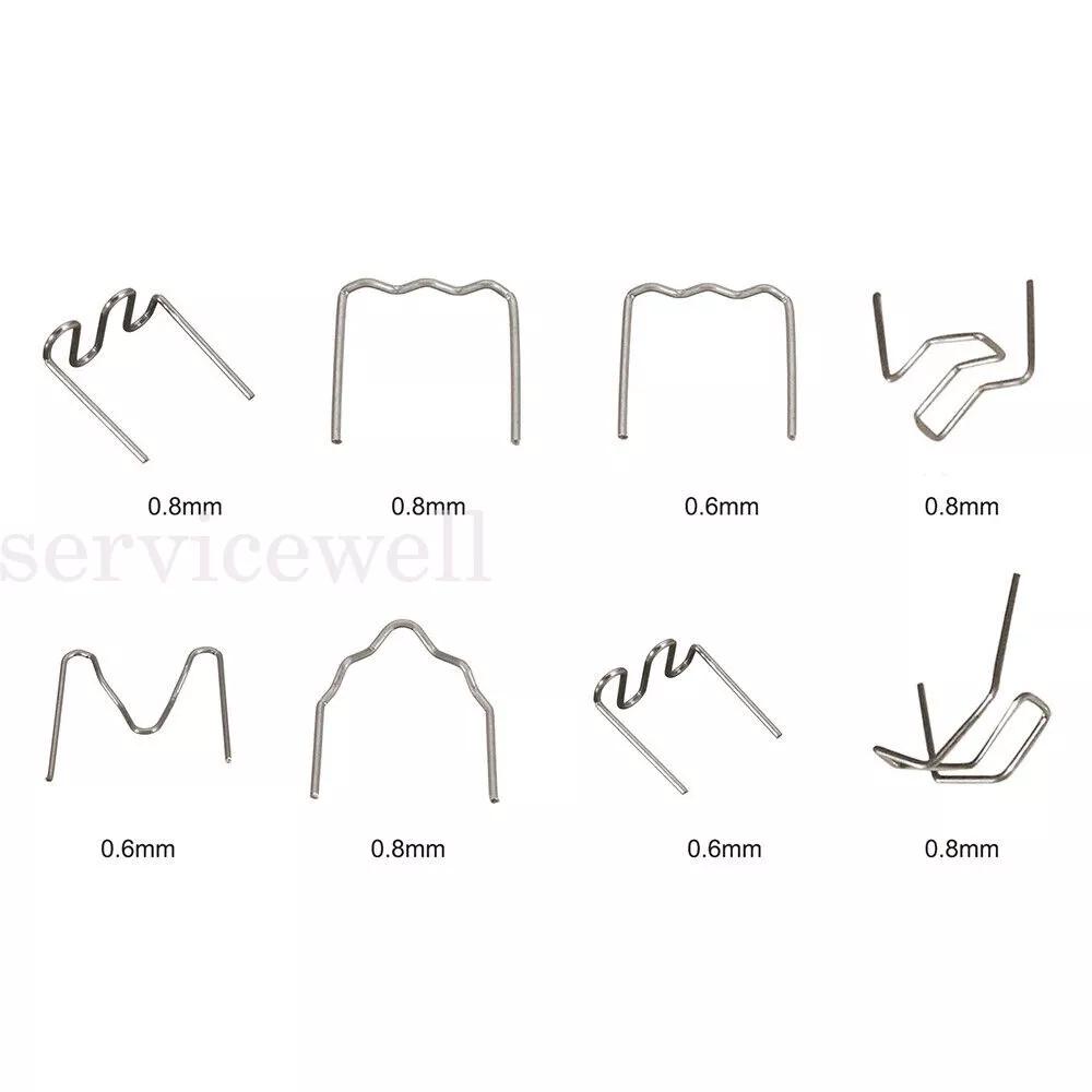 800PCS Steel Hot Stapler Staples Repair Tools Kit For Plastic Welder Car Bumper - Image 3
