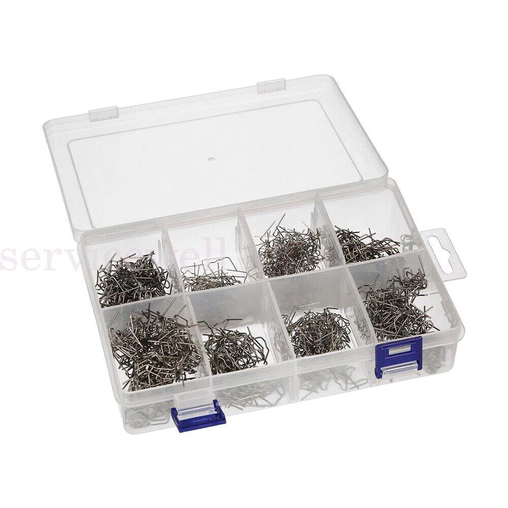 800PCS Steel Hot Stapler Staples Repair Tools Kit For Plastic Welder Car Bumper - Image 2