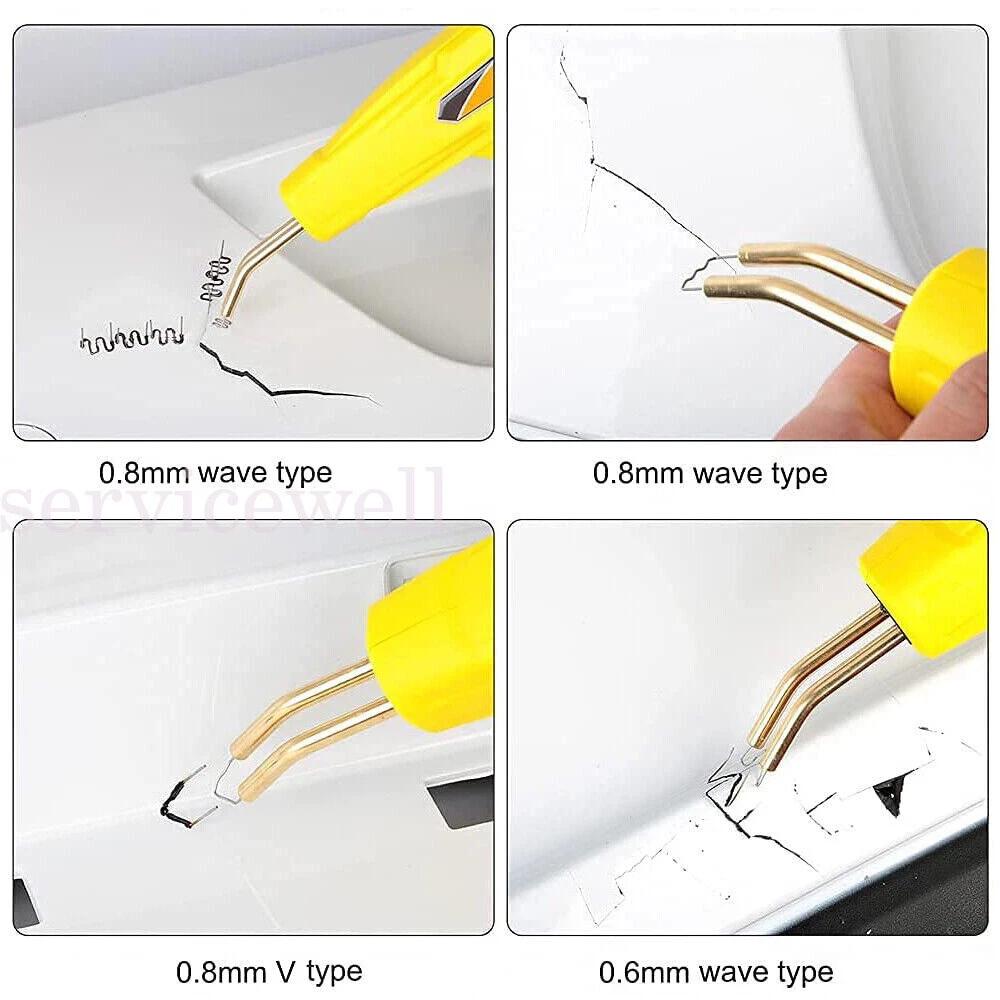 800PCS Steel Hot Stapler Staples Repair Tools Kit For Plastic Welder Car Bumper - Image 5