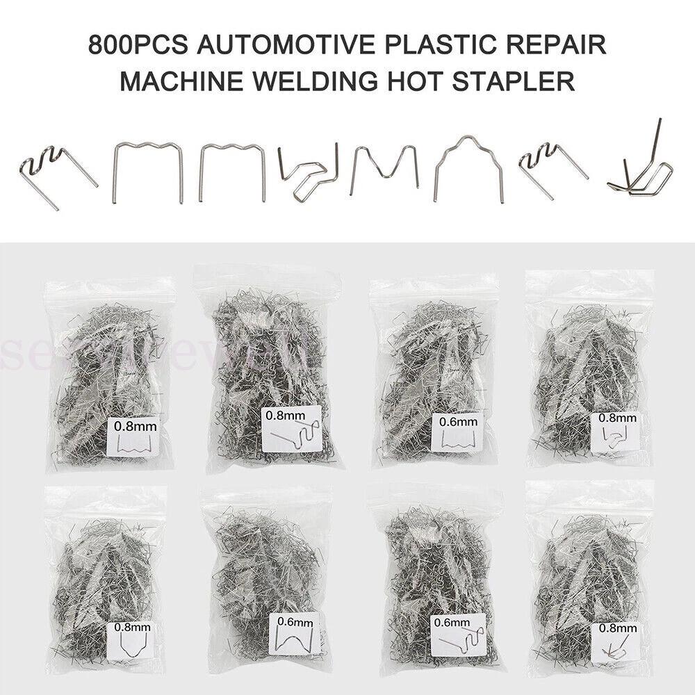 800PCS Steel Hot Stapler Staples Repair Tools Kit For Plastic Welder Car Bumper - Image 7