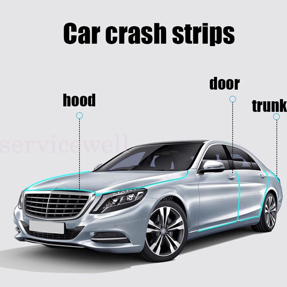 8M Car Door Edge Protector Anti-Scratch Protection Strip Trim Door Protect Clear - Image 2