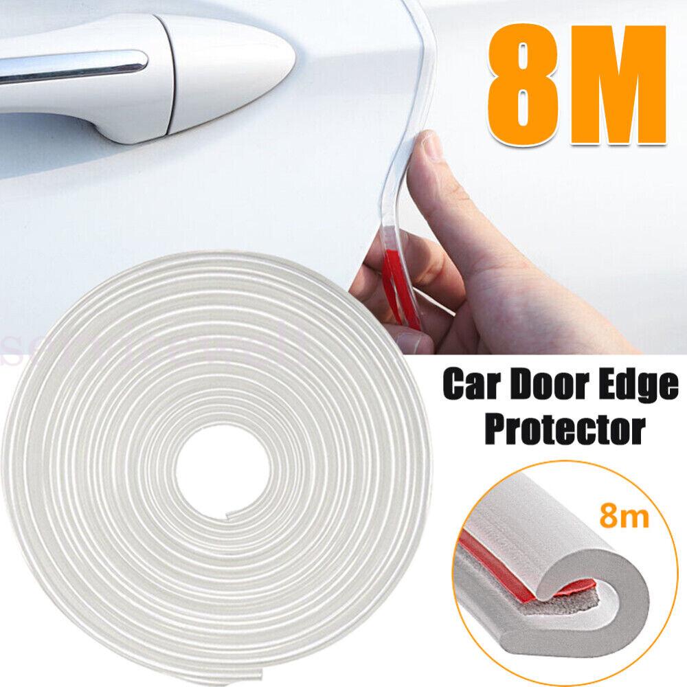 8M Car Door Edge Protector Anti-Scratch Protection Strip Trim Door Protect Clear - Image 6