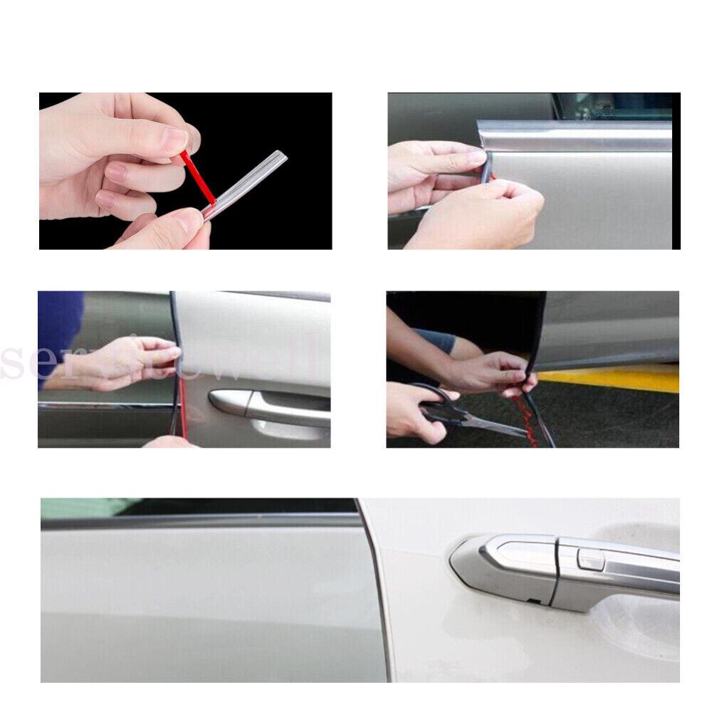 8M Car Door Edge Protector Anti-Scratch Protection Strip Trim Door Protect Clear - Image 4