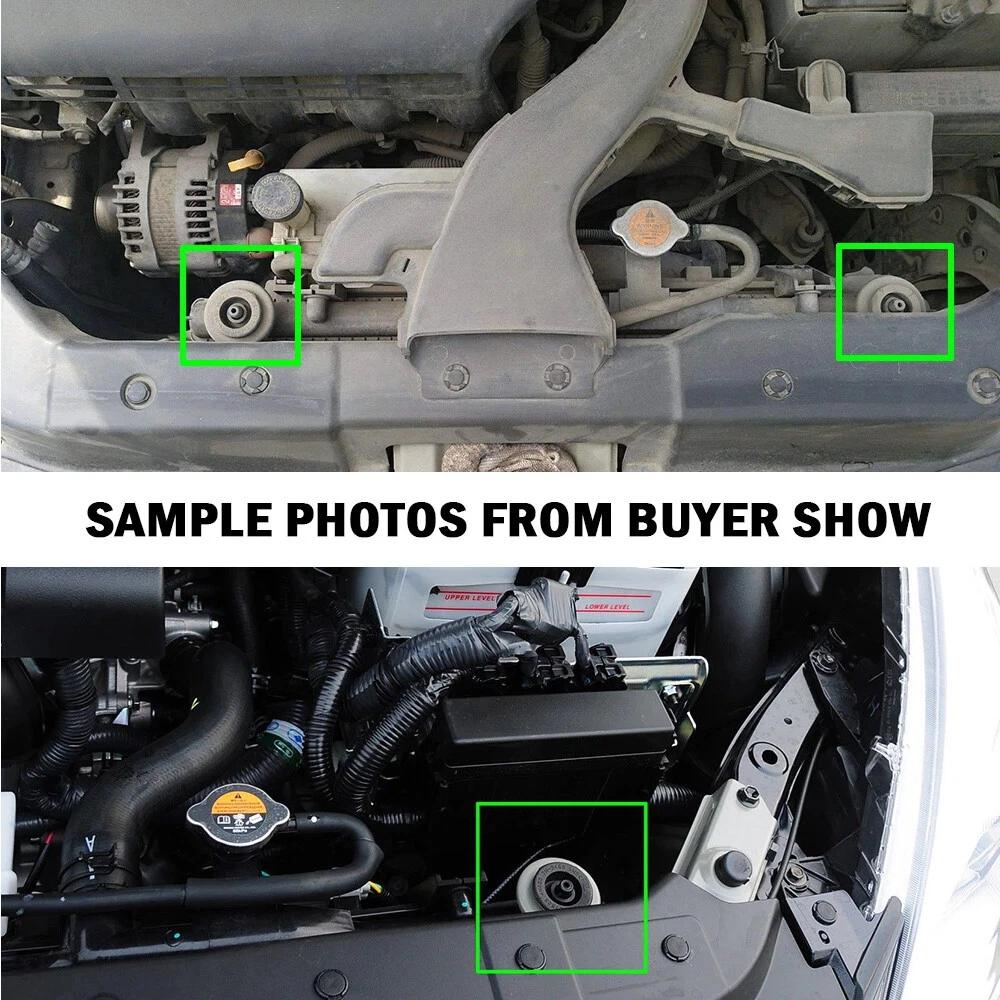 8Pcs Radiator Mount Rubber Bushing Bush Holder For Nissan X-Trail XTrail T30 T31 - Image 2