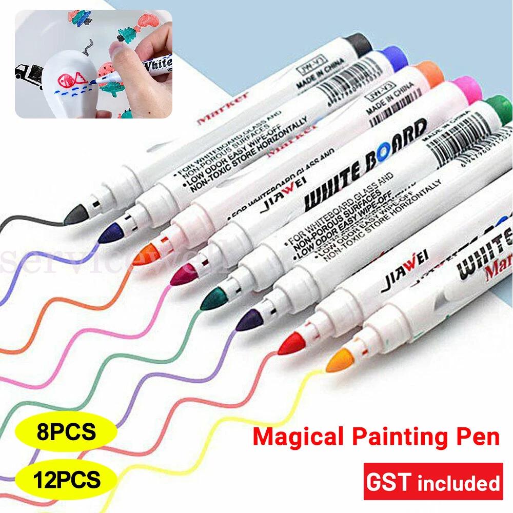 Magical Water Painting Pen Magic Doodle Drawing Pens Markers Multicolour