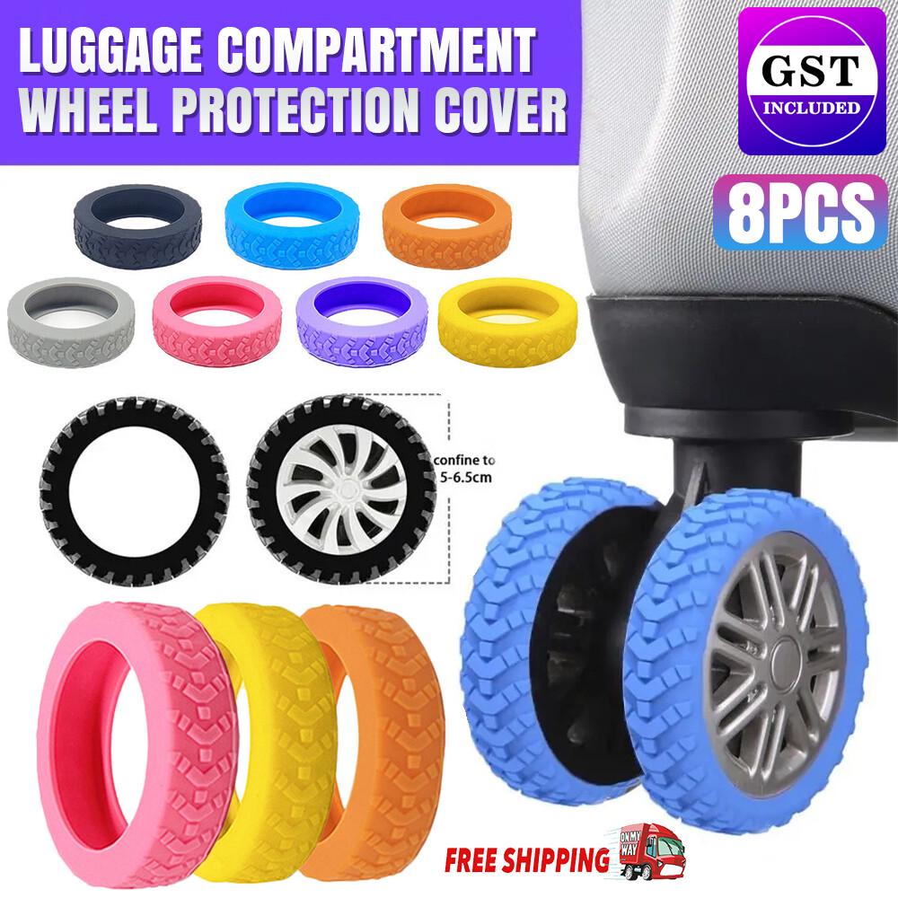 Luggage Compartment Wheel Protection Cover, Luggage Wheels Cover Silicone