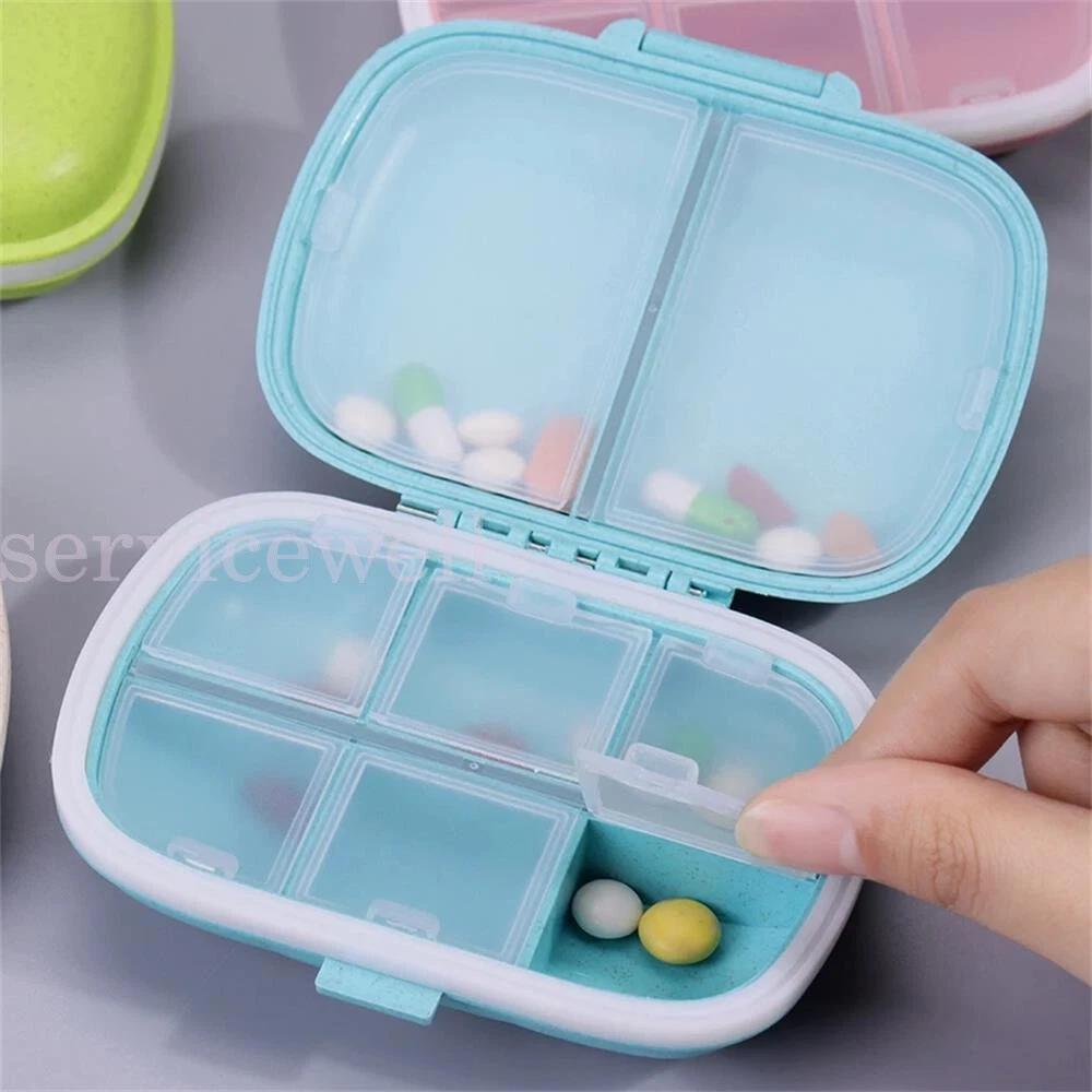 8 Grid Pill Box Medicine Organizer Dispenser Box Case Travel Tablet Container AU - Image 3