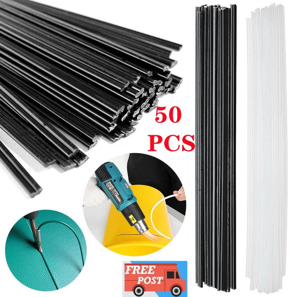 AUS 50pcs Plastic Welding Rods ABS/PP/PVC/PE Welding Sticks For Welder Tool Set