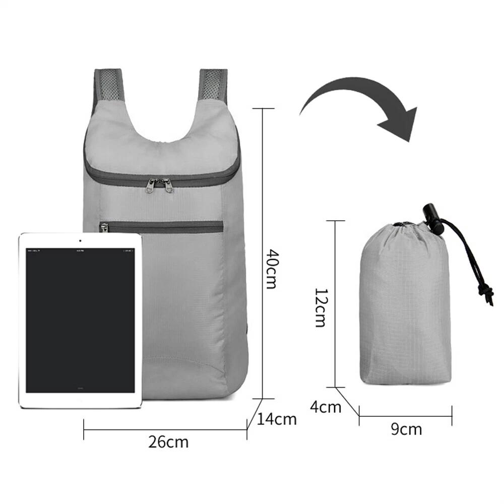 10L Waterproof Lightweight Backpack Portable Foldable Backpack Travel Outdoor - Image 2