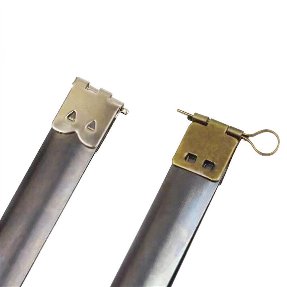 10PCS Metal Internal Flex Purse Frame Kiss Clasp Hidden Snap Bag Accessory - Image 6