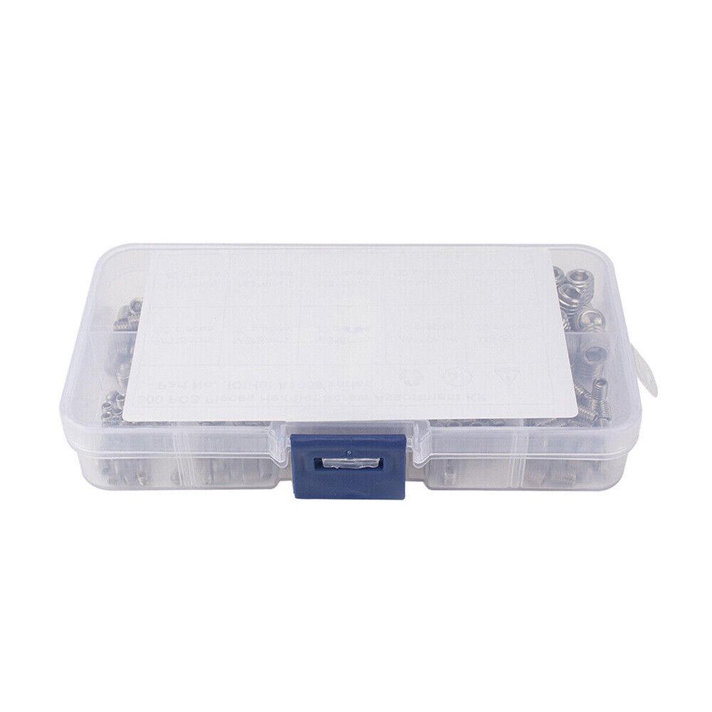 220Pcs Stainless Steel Allen Head Socket Set Grub Screws Assortment Kit - Image 5