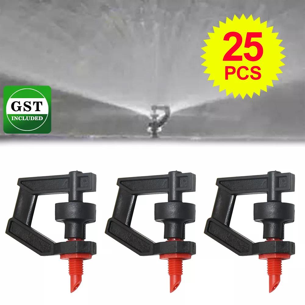 AU 25 Pcs- Full 360degree Micro Sprinkler Irrigation Watering System A+