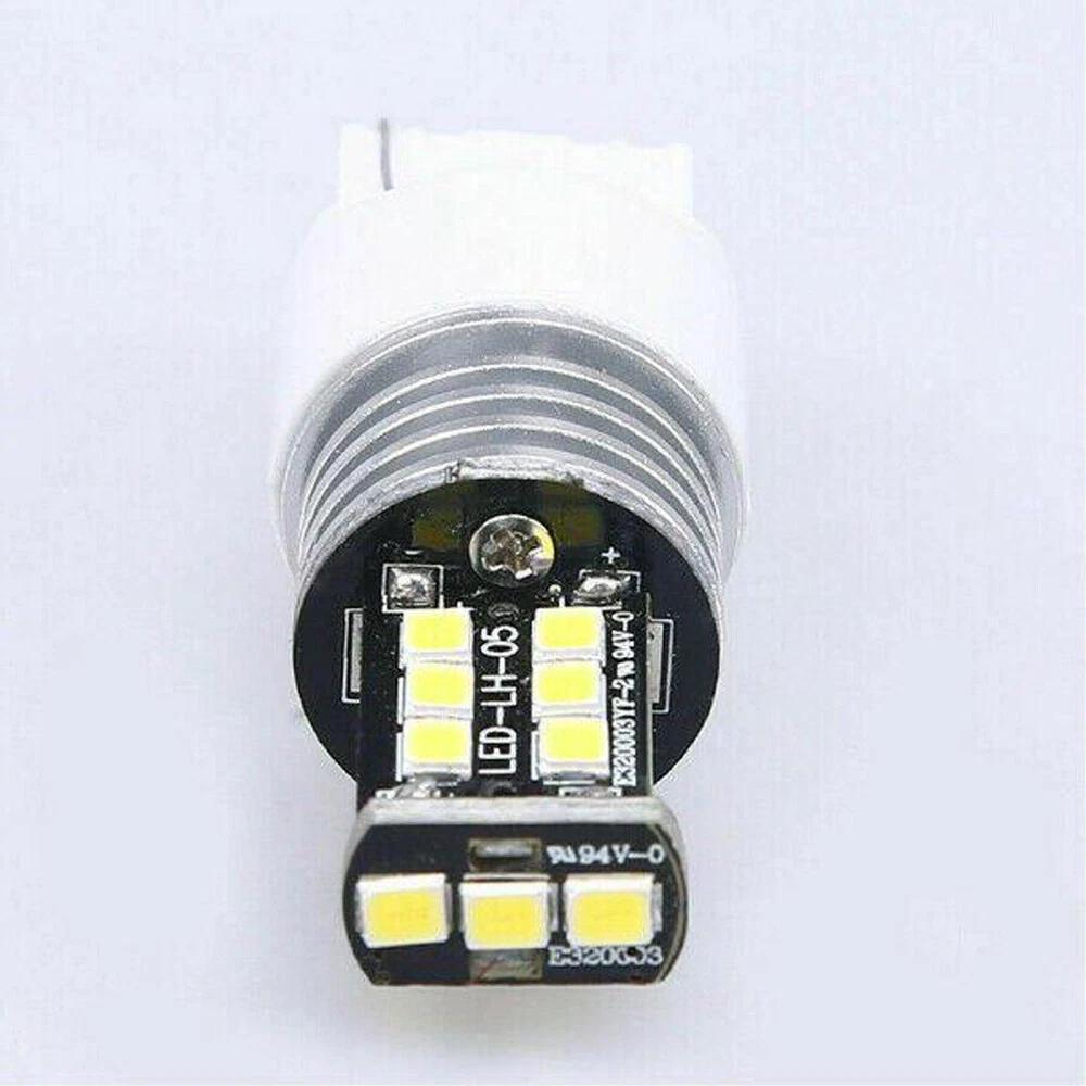AU 2x T20 15 LED Reverse Brake Stop Tail Light Bulb 7440 Error Free Globes - Image 3