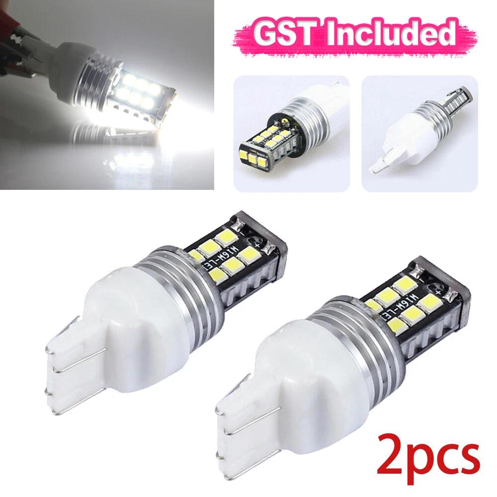 AU 2x T20 15 LED Reverse Brake Stop Tail Light Bulb 7440 Error Free Globes