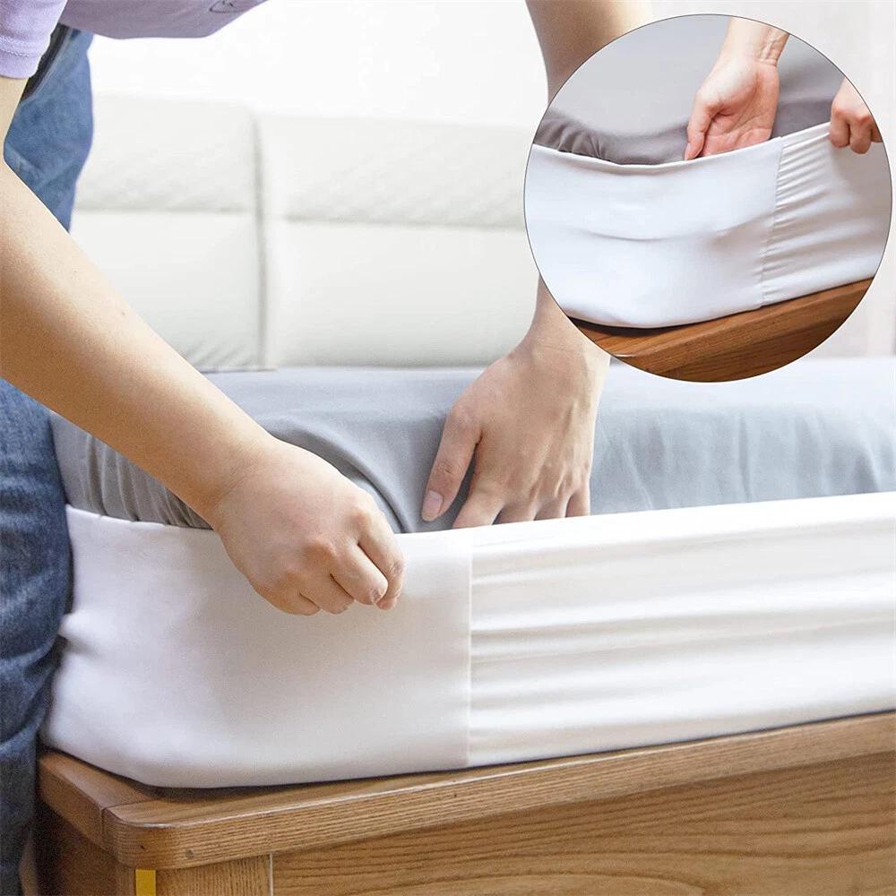 AU Bed Sheet Holder Elastic Non-Slip Fully Encased Sheet Fastening Cover Bedroom - Image 5
