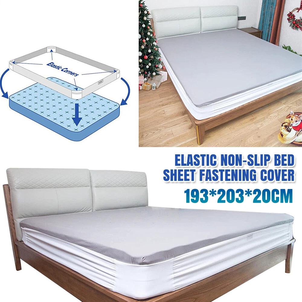 AU Bed Sheet Holder Elastic Non-Slip Fully Encased Sheet Fastening Cover Bedroom - Image 2