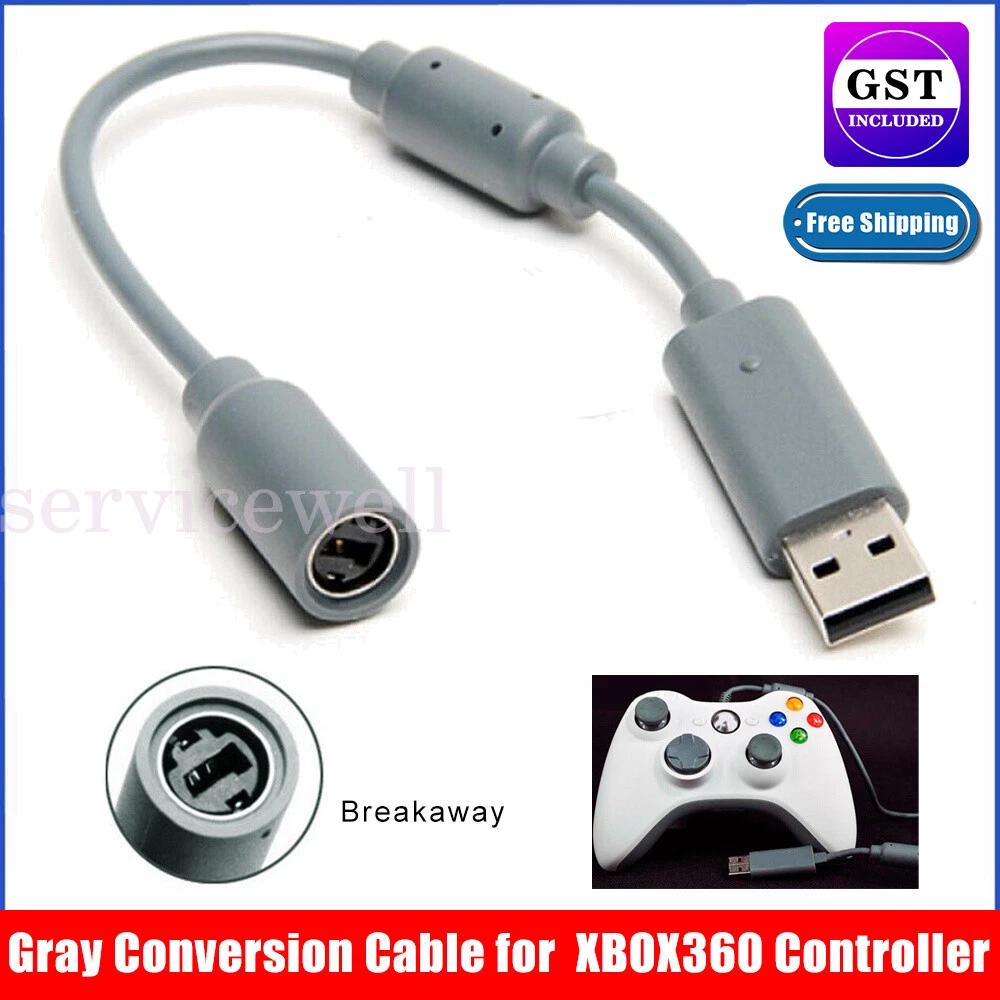 Breakaway Cable to PC USB Adapter Computer Cords for XBOX 360 WiredController