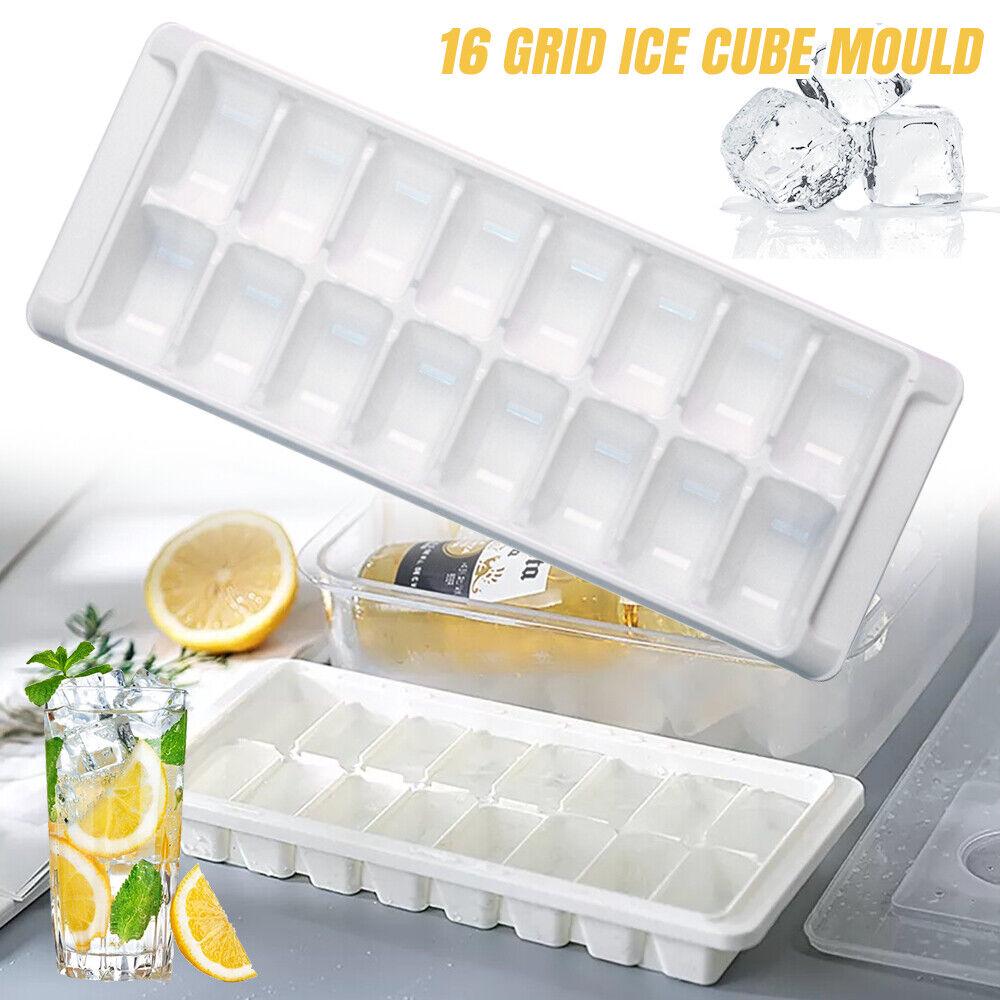 Easy Release White Ice Cube Tray Whiskey 16 Grid Ice Cube Mould Home and Bar - Image 7