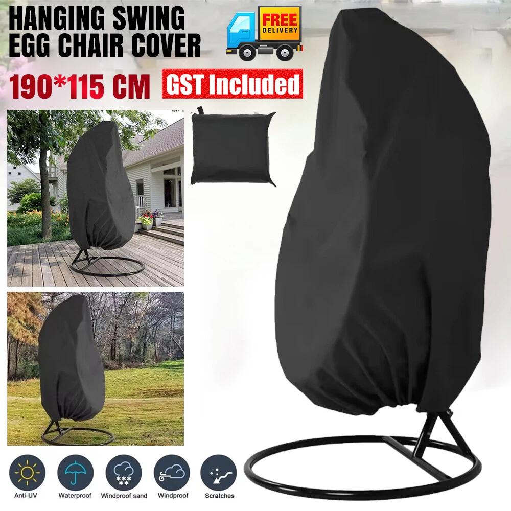 AU Hanging Swing Chair Cover Outdoor Garden Egg Chair CoverHeavy Duty Waterproof