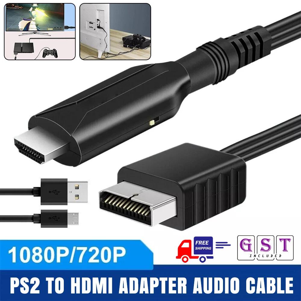 PS2 to HDMI Adapter PS2 to HDMI Cable Audio Video Converter HDMI Cable