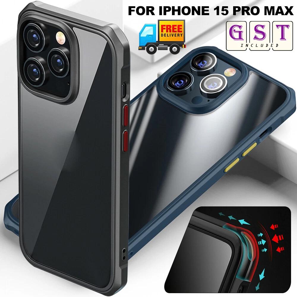 Shockproof Clear Case for iPhone 15 Pro Max