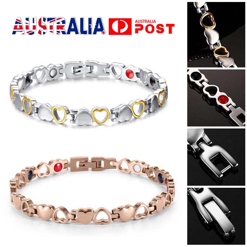 Women Magnetic Bracelet Adjustable Bangle 21cm