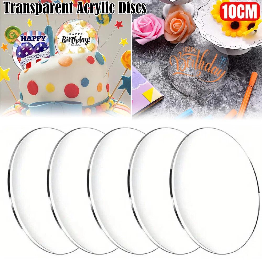 Acrylic Discs To Suit Shaker Mold AU 1-5pcs