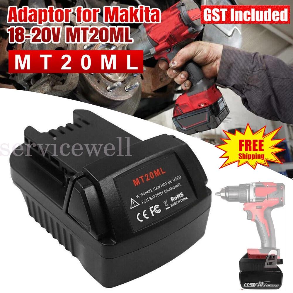 Adaptor Adapter Converter for Makita 18V Battery Convert to Milwaukee 18V Tool