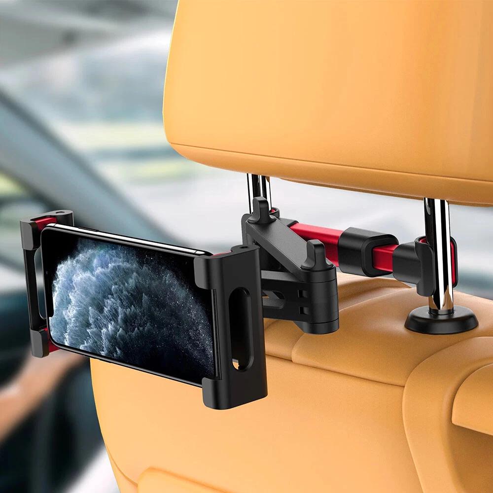 Adjustable Folding Headrest Mount Holder Car Seat Stands For iPhone iPad Tablet - Image 2