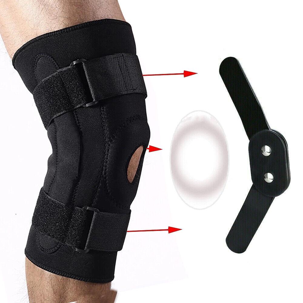 Adjustable Hinged Knee Brace Open Patella Support Swollen Tendon Ligament ACL AU - Image 3