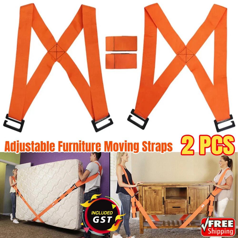 Adjustable Lifting Furniture Forearm Cargo Carry Belt Forklift Moving Straps