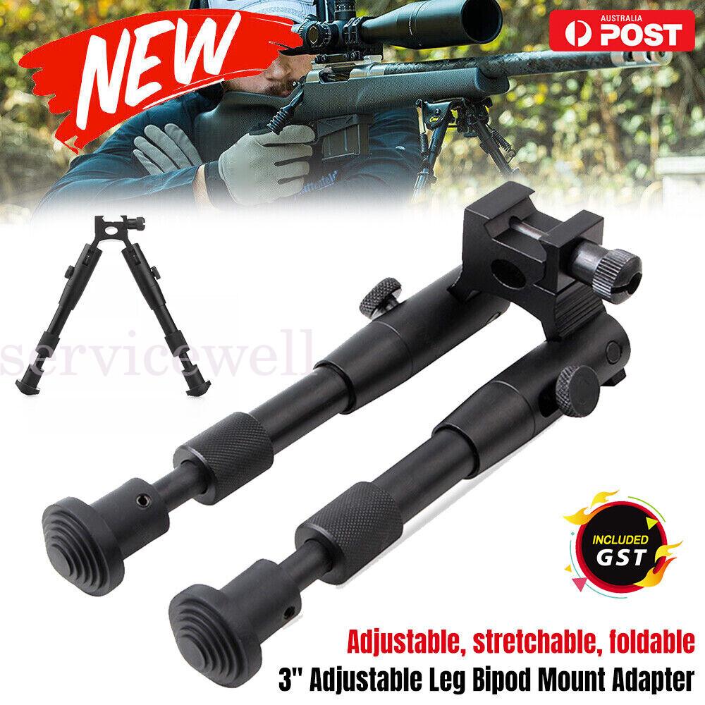 Adjustable and Foldable Leg Bipod Mount Adapter For Rifle Sling Shooting Stand