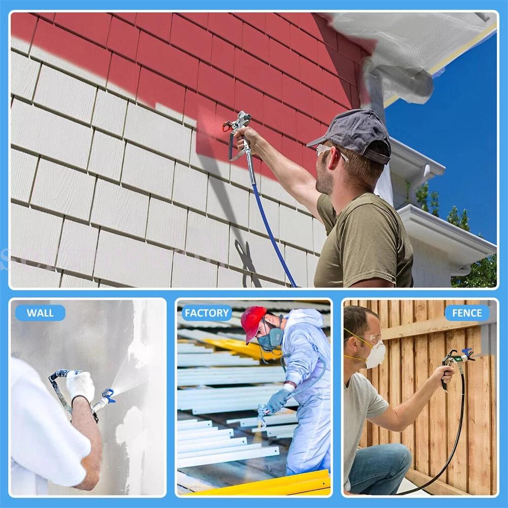 Airless Paint Sprayer Tips Reversible Spray Gun Nozzle Filters Machine Replace - Image 4