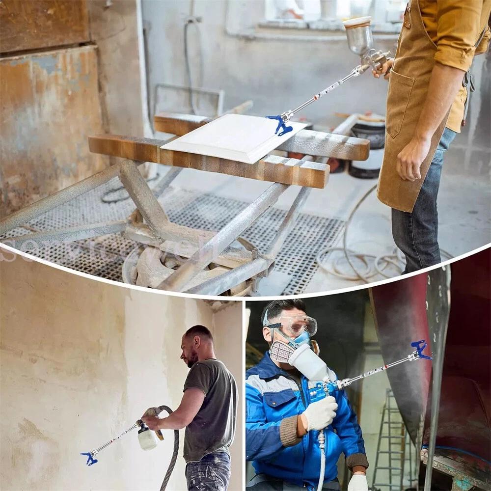 Airless Paint Sprayer Tips Reversible Spray Gun Nozzle Filters Machine Replace - Image 5